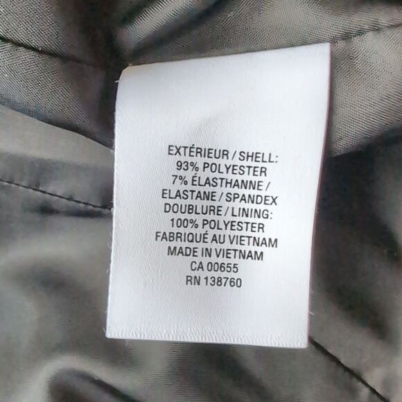 Signature Elegant Black Velvet Blazer Size L Us 12 - Picture 5 of 8